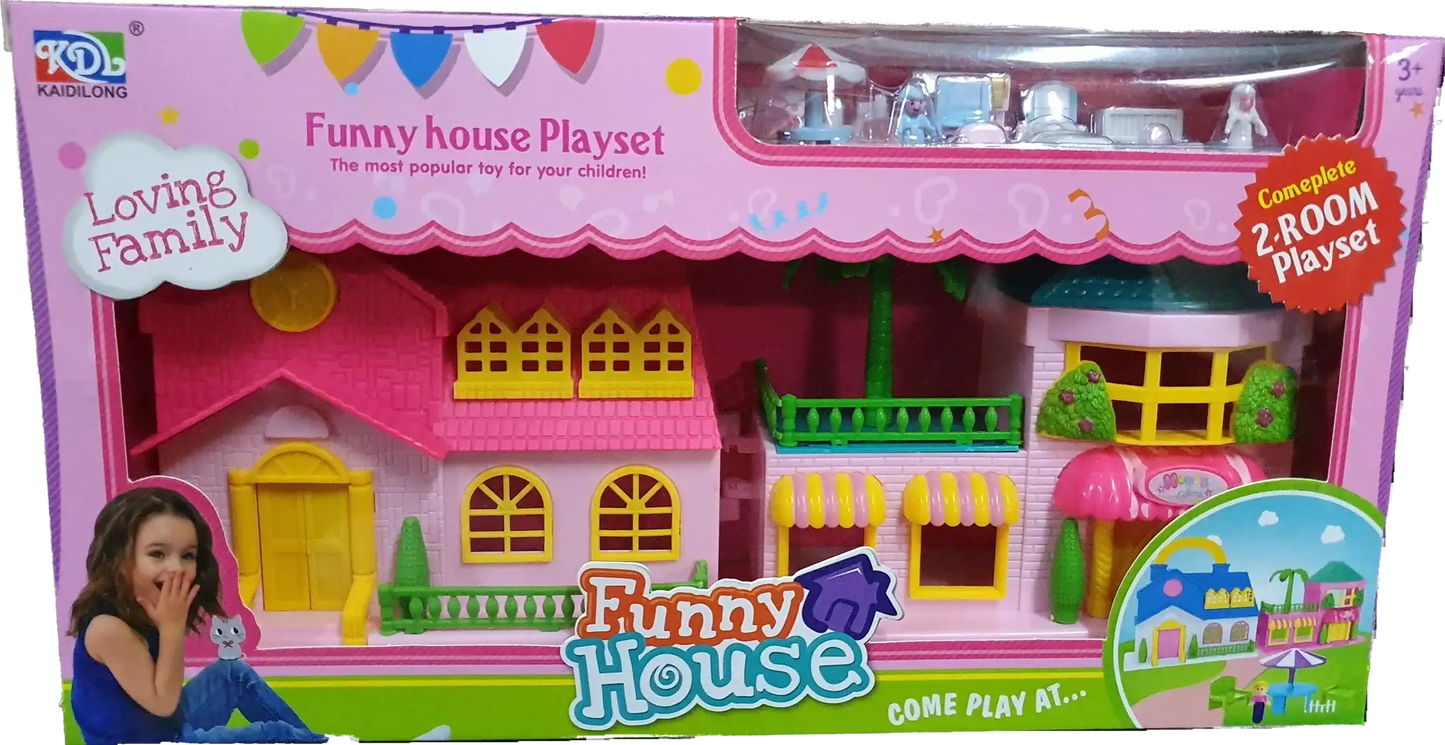 Funny House Mini Doll House - Kinder Kreato