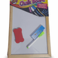 Double-Sided Learning Board – White & Black with Accessories - Kinder Kreato