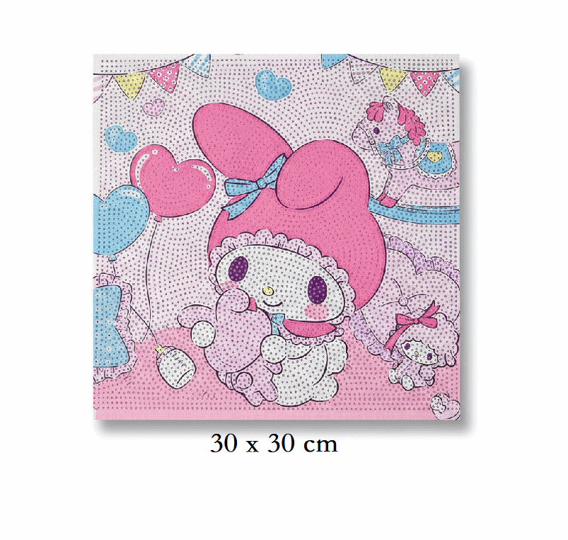 Diamond Painting Canvas Kit – 30×30 cm | Celebration - Kinder Kreato