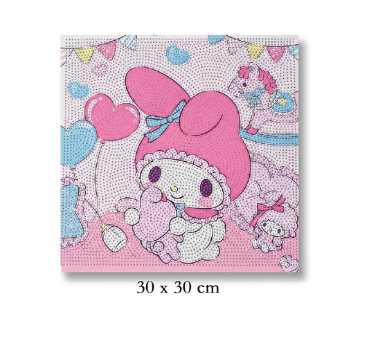 Diamond Painting Canvas Kit – 30×30 cm | Celebration - Kinder Kreato