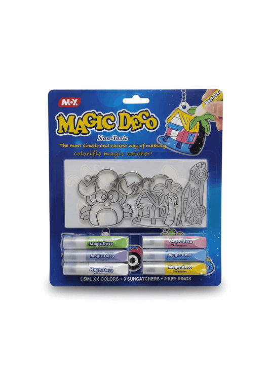 3D Glass Window Glue Set with Keychain - Kinder Kreato