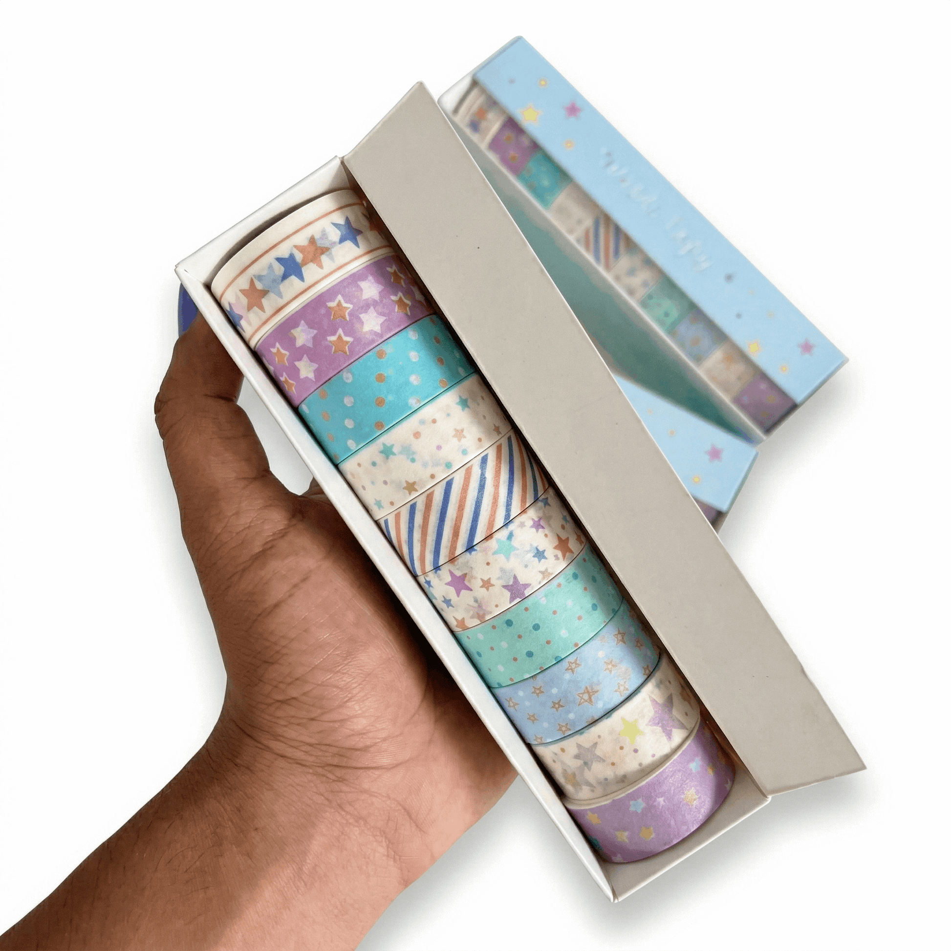 Star Washi Tape - 10 Rolls - Kinder Kreato