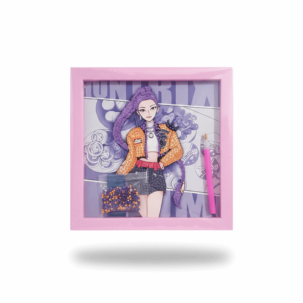 Kpop Demon Hunter Diamond Painting – Set of 4 - Kinder Kreato