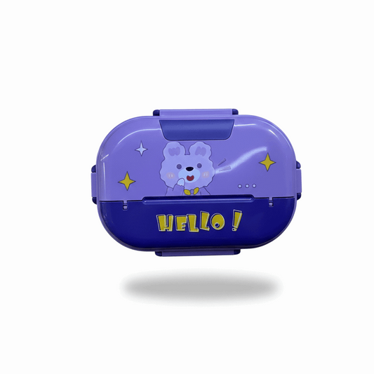 Stainless Steel Interior Plastic Lunch Box - Kinder Kreato