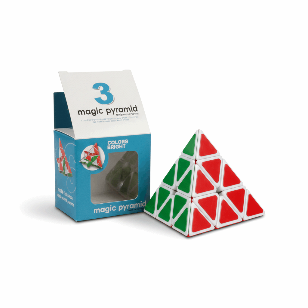 Pyramid Triangle Rubik's Magic Speed Cube - Kinder Kreato