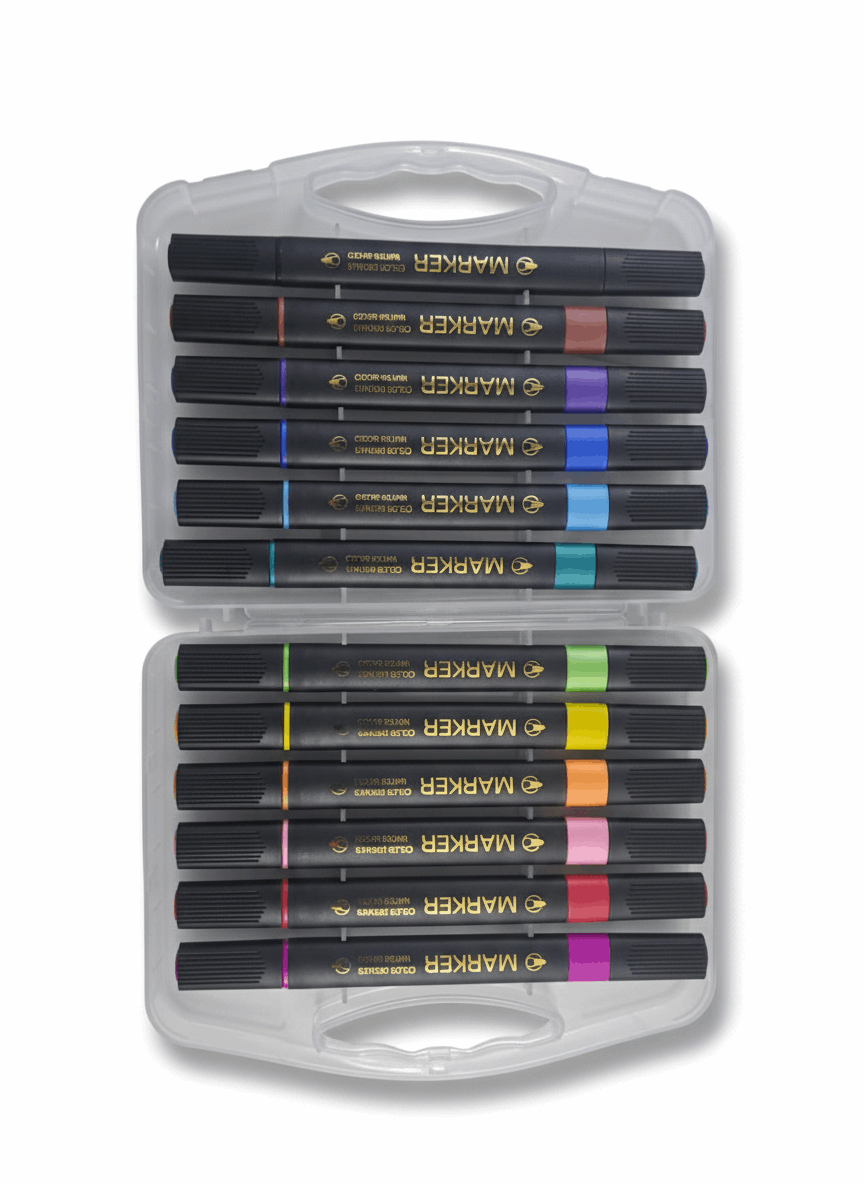 12 Art Dual Marker Set - Kinder Kreato