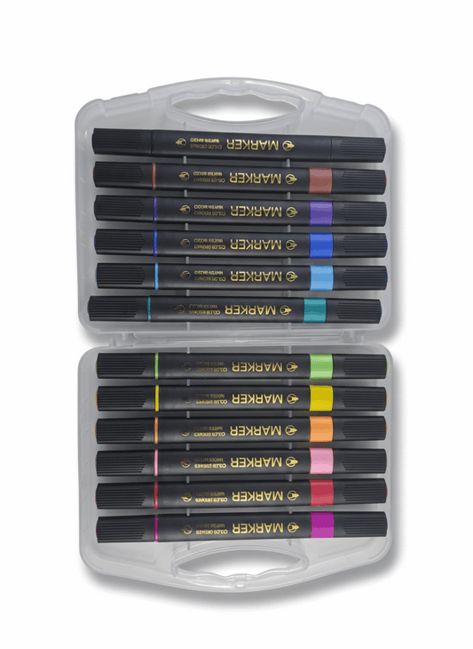 12 Art Dual Marker Set - Kinder Kreato