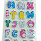 Set of 3 Learning Foaming Stickers (Numbers • Alphabets • Haroof-e-Tahaji) - Kinder Kreato
