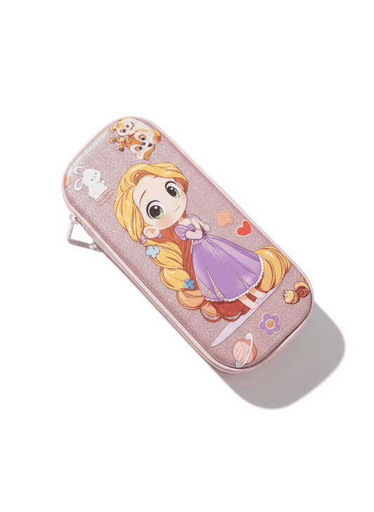 3D Hardtop Pencil Box | Rapunzel Stationery Case - Kinder Kreato