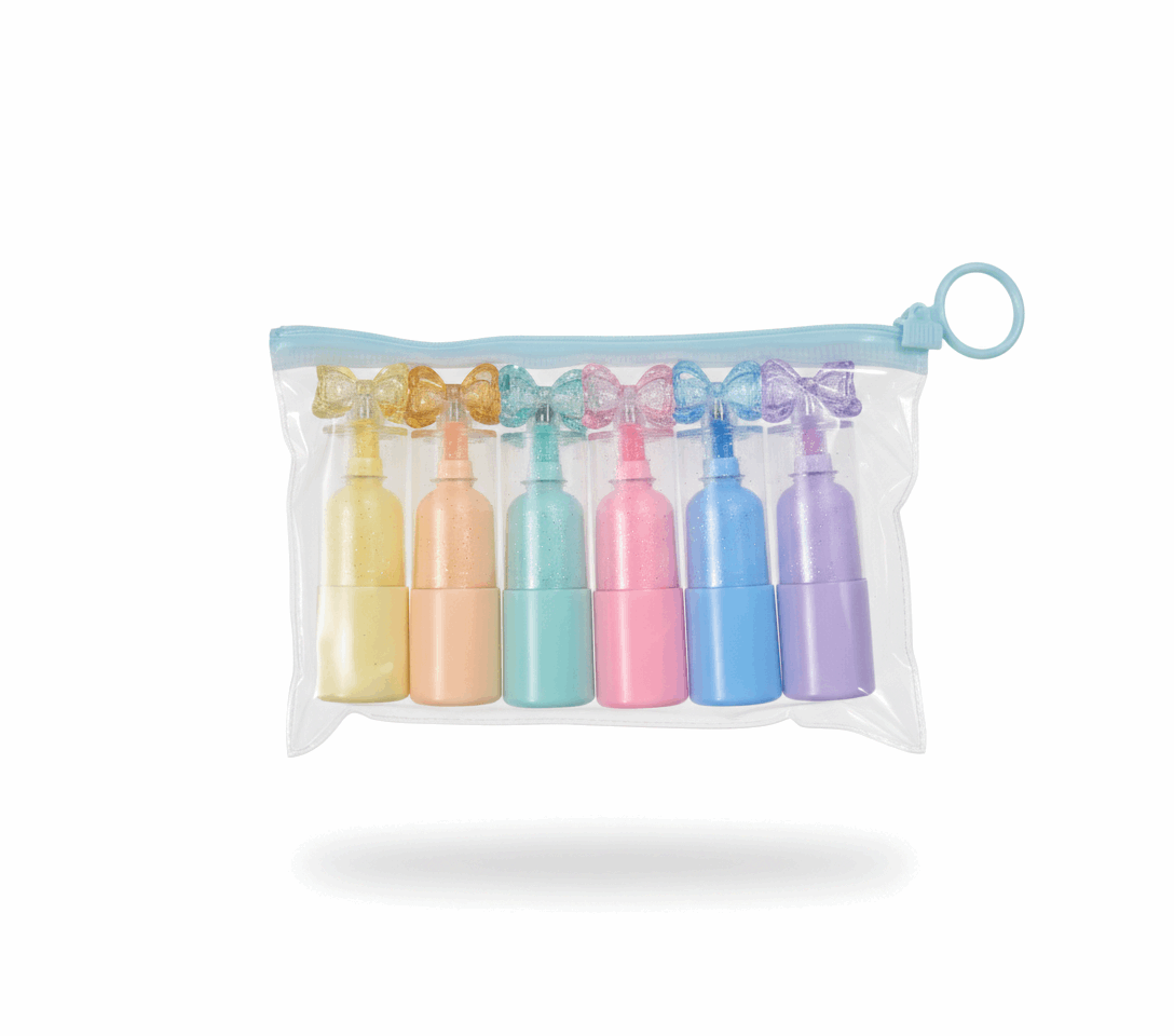 Bow Pastel Color – Highlighter Set of 6 - Kinder Kreato