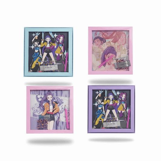 Kpop Demon Hunter Diamond Painting – Set of 4 - Kinder Kreato