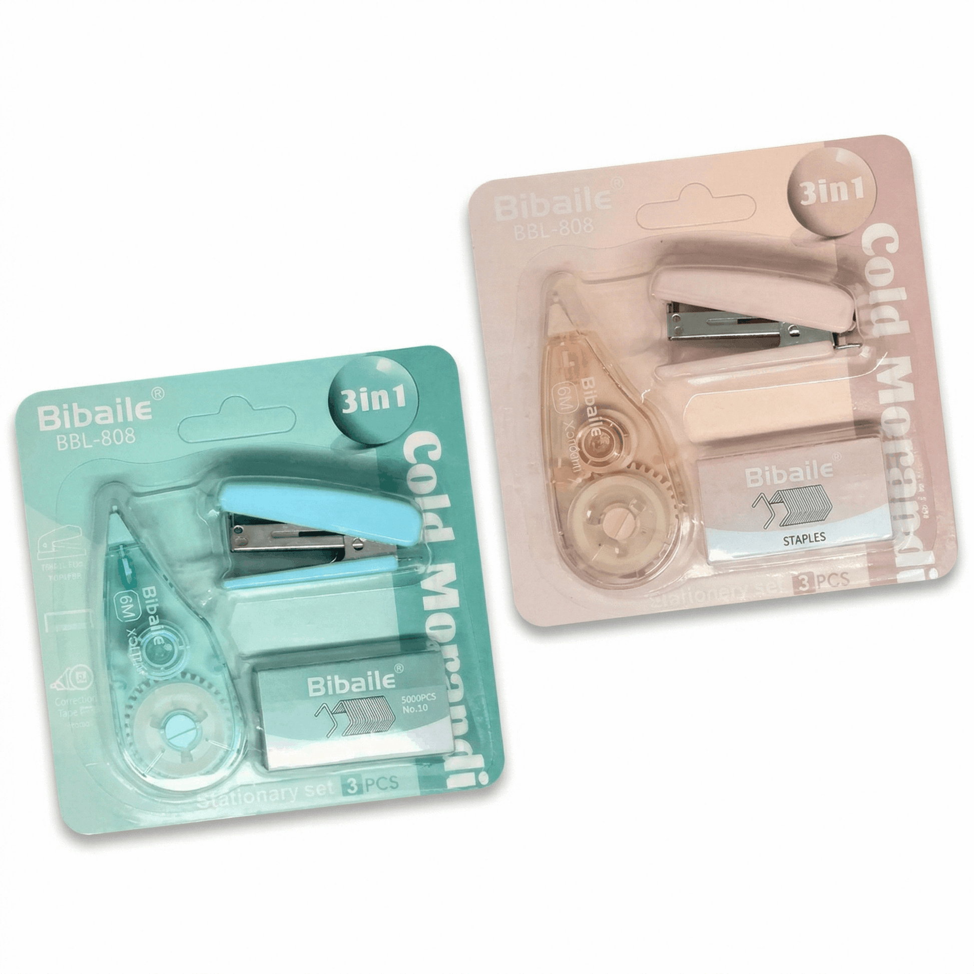 Cutie Stapler and Correction Tape Set - Kinder Kreato