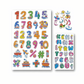 Set of 3 Learning Foaming Stickers (Numbers • Alphabets • Haroof-e-Tahaji) - Kinder Kreato