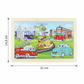 Transport Wooden A5 Jigsaw Puzzle Set for Kids - Kinder Kreato