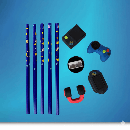 Kids Gaming Stationery Gift Set for Kids - Kinder Kreato