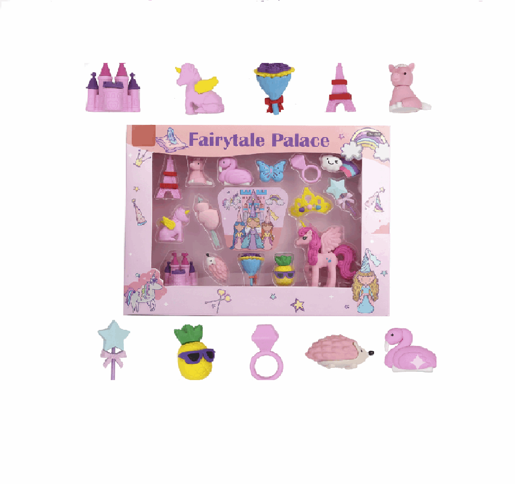 Unicorn Fairytale – Eraser Set - Kinder Kreato