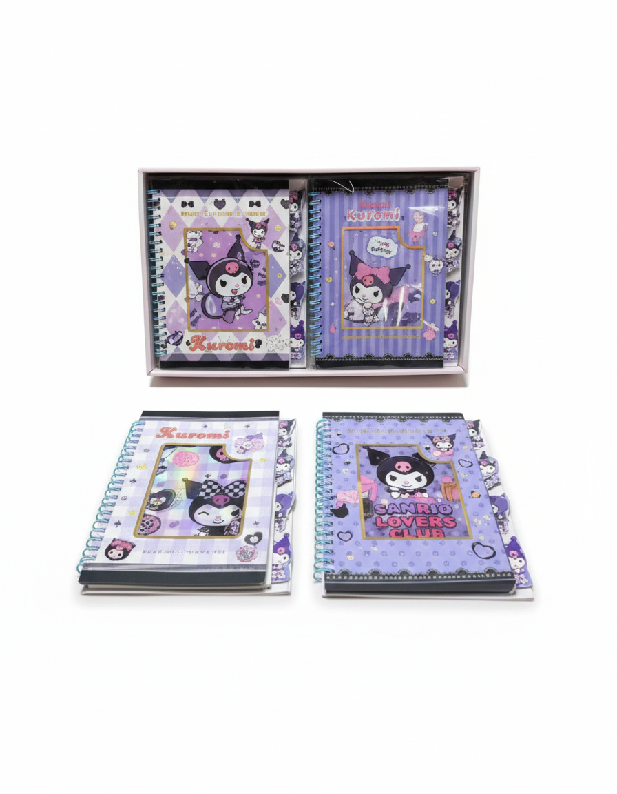 Kuromi Spiral Notebook / Journal - Kinder Kreato