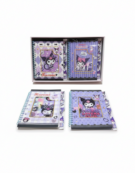 Kuromi Spiral Notebook / Journal - Kinder Kreato
