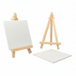 Canvas with Wooden Easel – 4x4 & 6x6 Inches