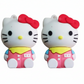 Hello Kitty Fancy Pencil Sharpeners - Pack of 2