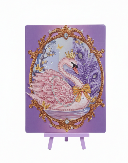 5D Crystal Diamond Painting Kit | Swan - Kinder Kreato