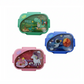 BPA-Free Rectangular Lunch Box with Spoon, Fork & Sauce Box