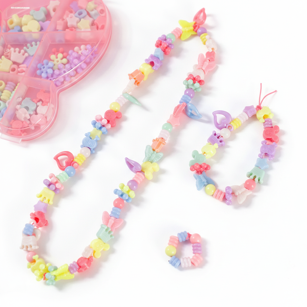DIY Handmade Beads Set – Creative Jewelry Making Kit - Kinder Kreato