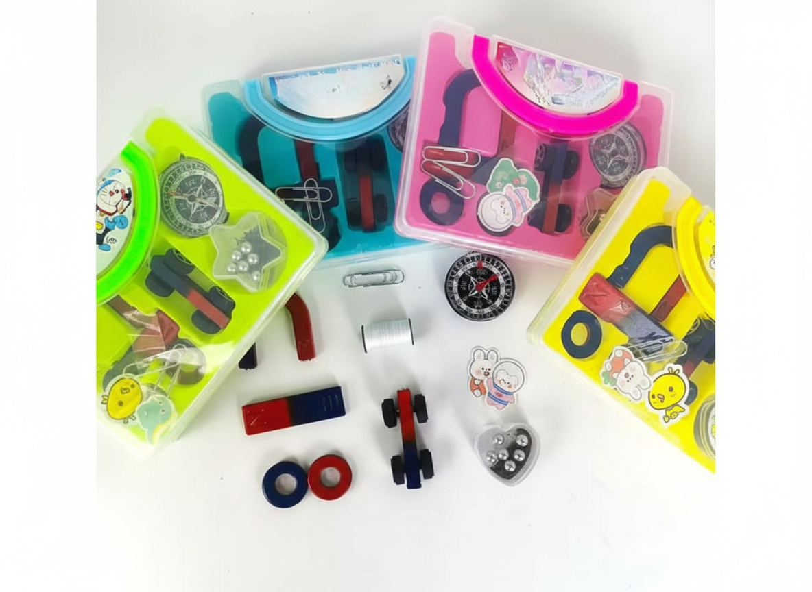 STEM Magnet Kit for Kids – Science Experiment Set with Magnetic Tools