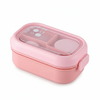 Plastic Lunch Box with Stainless Steel Interior