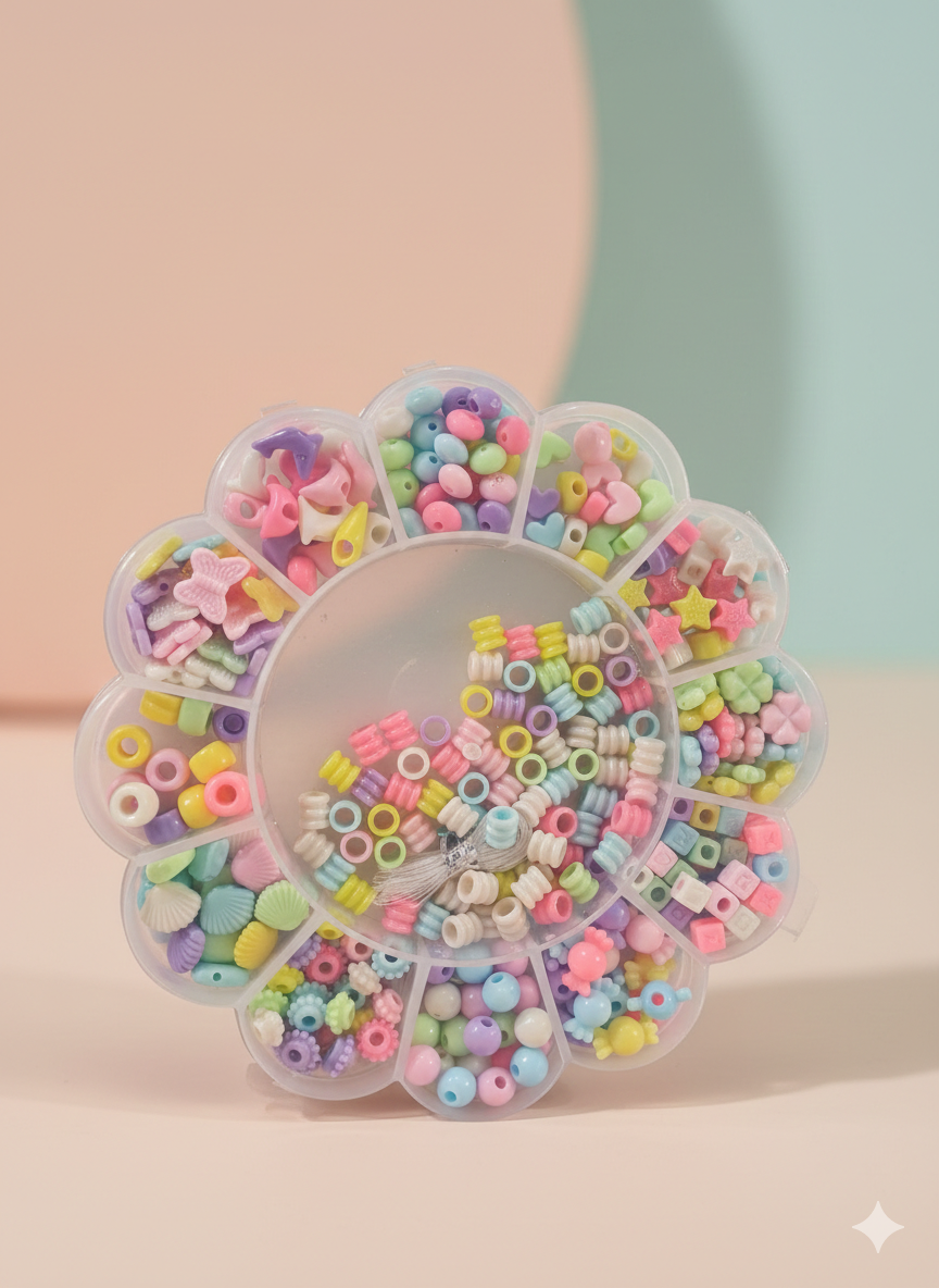DIY Handmade Beads Set – Creative Jewelry Making Kit - Kinder Kreato