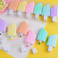 6 Pcs Icecream Highlighters Set | Fluorescent Pens, Cute Stationery - Kinder Kreato