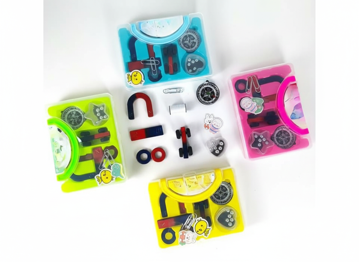 STEM Magnet Kit for Kids – Science Experiment Set with Magnetic Tools