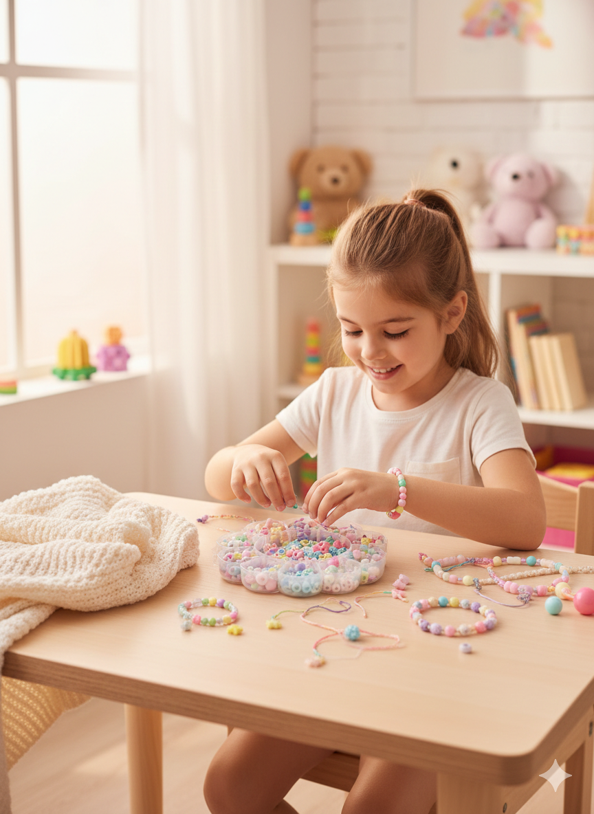 DIY Handmade Beads Set – Creative Jewelry Making Kit - Kinder Kreato