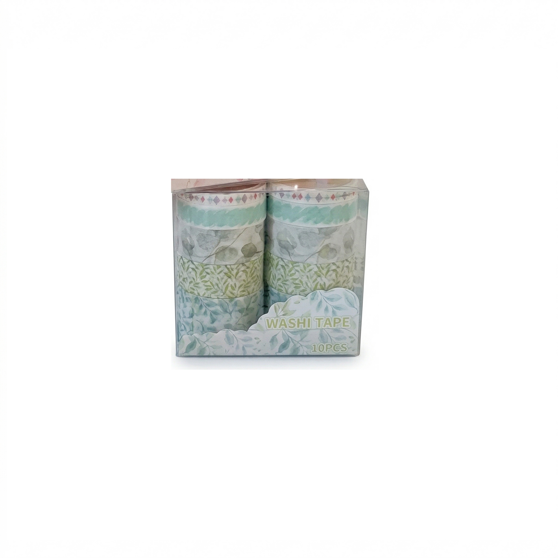 Washi Tape Set – 10 Rolls Pastels (2m Each)