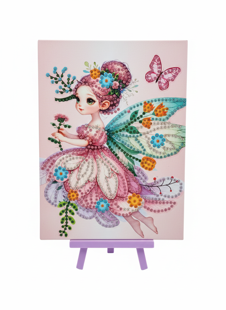 5D Crystal Diamond Painting Kit | Fairy - Kinder Kreato