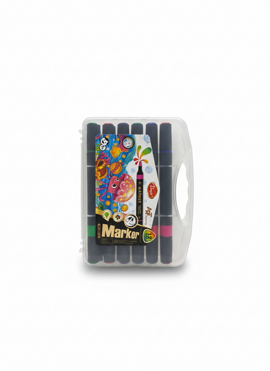 12 Art Dual Marker Set - Kinder Kreato