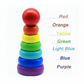 Wooden Rainbow Stacking Tower – 8 Stages