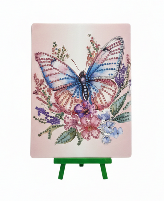 5D Crystal Diamond Painting Kit | Butterfly - Kinder Kreato