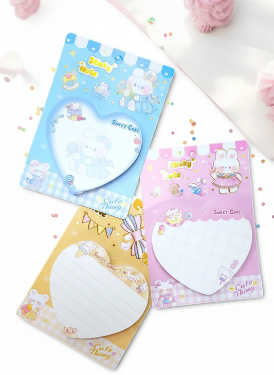 Heart Shaped Sticky Notes