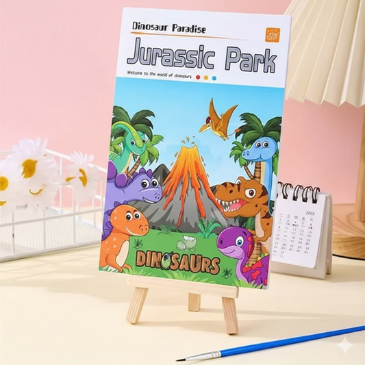 Watercolor Pocket Book with Paint Brush – 12 Sheets