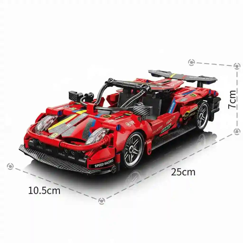 426 Pcs Building Blocks Sports Car Toy – 1:18 Scale Construction Blocks Set - Kinder Kreato