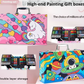 135 Pcs Kids Coloring Gift Box – Complete Drawing Art Set with Crayons, Color Pencils, Oil Pastels, Watercolors & More