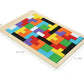 3D Wooden Puzzle | 40 Pieces | Wooden Tetris Building Blocks Game For Kids - Kinder Kreato