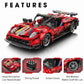 426 Pcs Building Blocks Sports Car Toy – 1:18 Scale Construction Blocks Set - Kinder Kreato