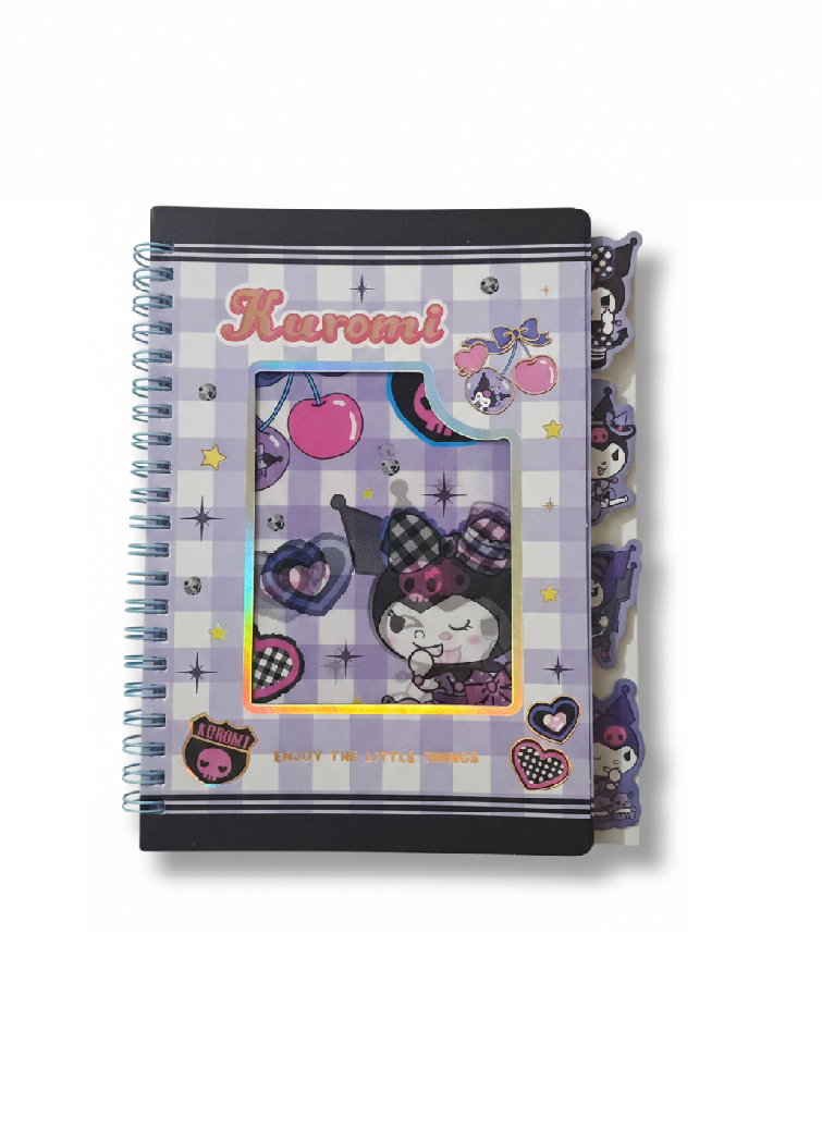 Kuromi Spiral Notebook / Journal - Kinder Kreato