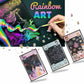 Extra Large Rainbow Scratch Painting Sheets – A4 Size | Pack of 2 - Kinder Kreato