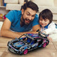 455-Piece Building Blocks Sports Car Toy | DIY Collectible Car Model Kit (1:18 Scale) - Kinder Kreato