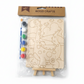 DIY Painting Art Kit | Wooden Canvas With Stand - Kinder Kreato