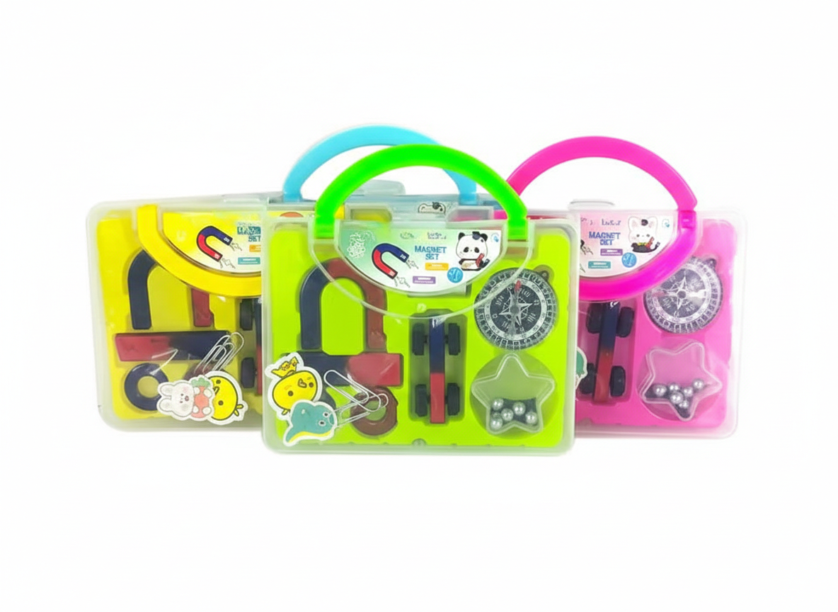 STEM Magnet Kit for Kids – Science Experiment Set with Magnetic Tools