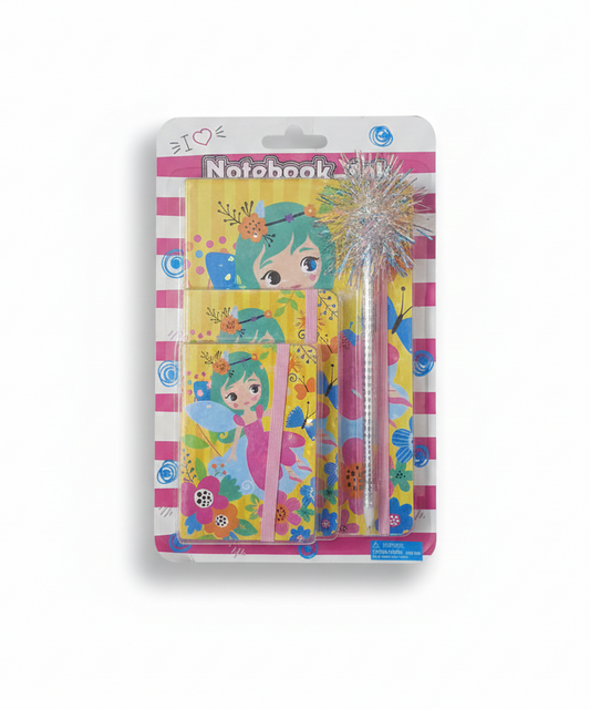 Fairy Notebook 3PC Set – Magical & Adorable - Kinder Kreato
